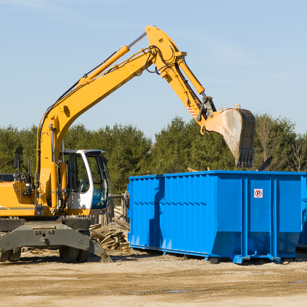 what size residential dumpster rentals are available in Combs KY